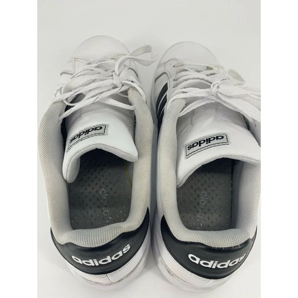 Men's adidas Grand Court Low Top Sneakers White Black Size‎ 11.5 F36392